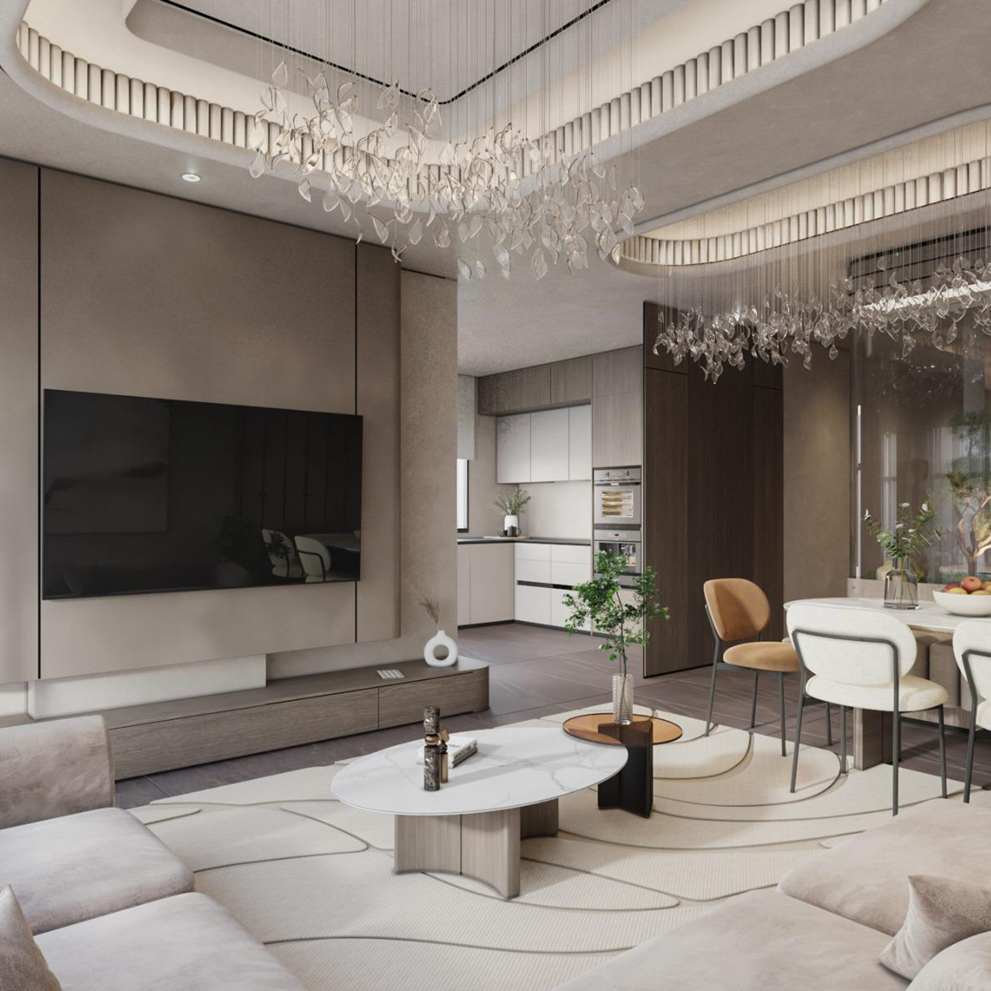 Şık ve Konforlu Yaşam Alanları